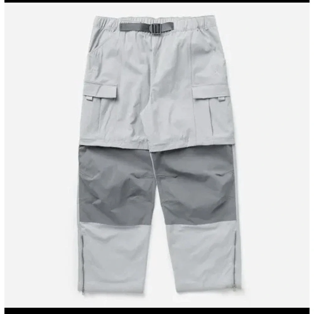 NEW NIKE JORDAN X SoleFly Cargo Pants  Gray Men L DV7517-077